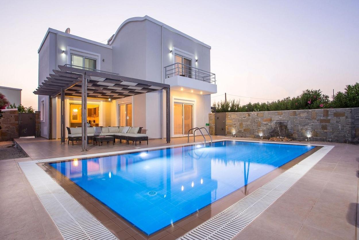 Luxury Villa Petalutha Kolymbia Bagian luar foto
