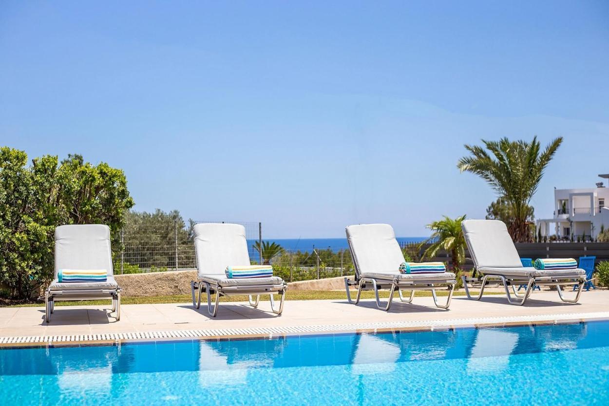 Luxury Villa Petalutha Kolymbia Bagian luar foto