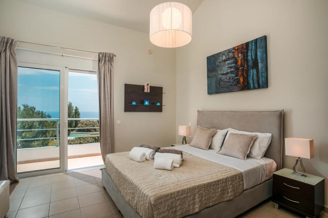 Luxury Villa Petalutha Kolymbia Bagian luar foto