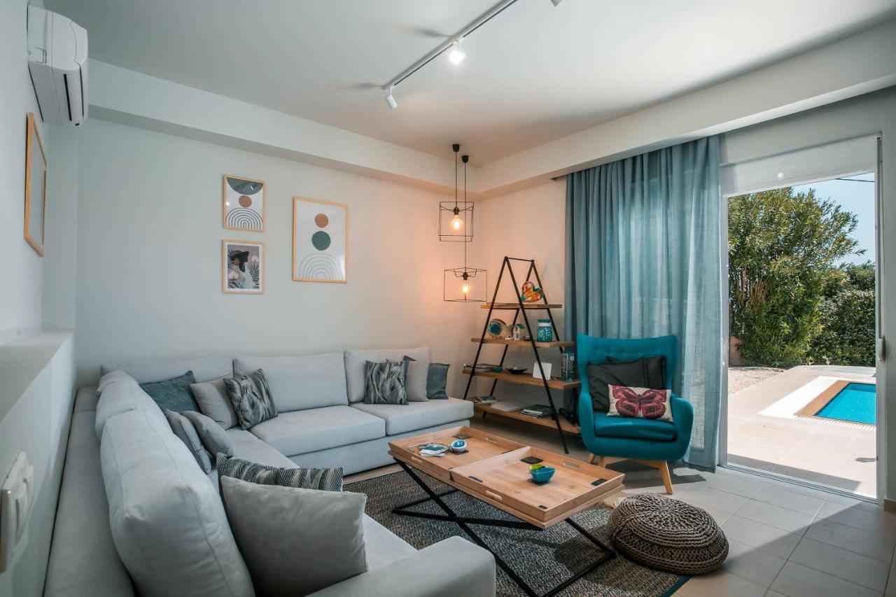 Luxury Villa Petalutha Kolymbia Bagian luar foto